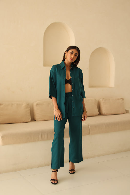 Lana Set with Pants- Teal