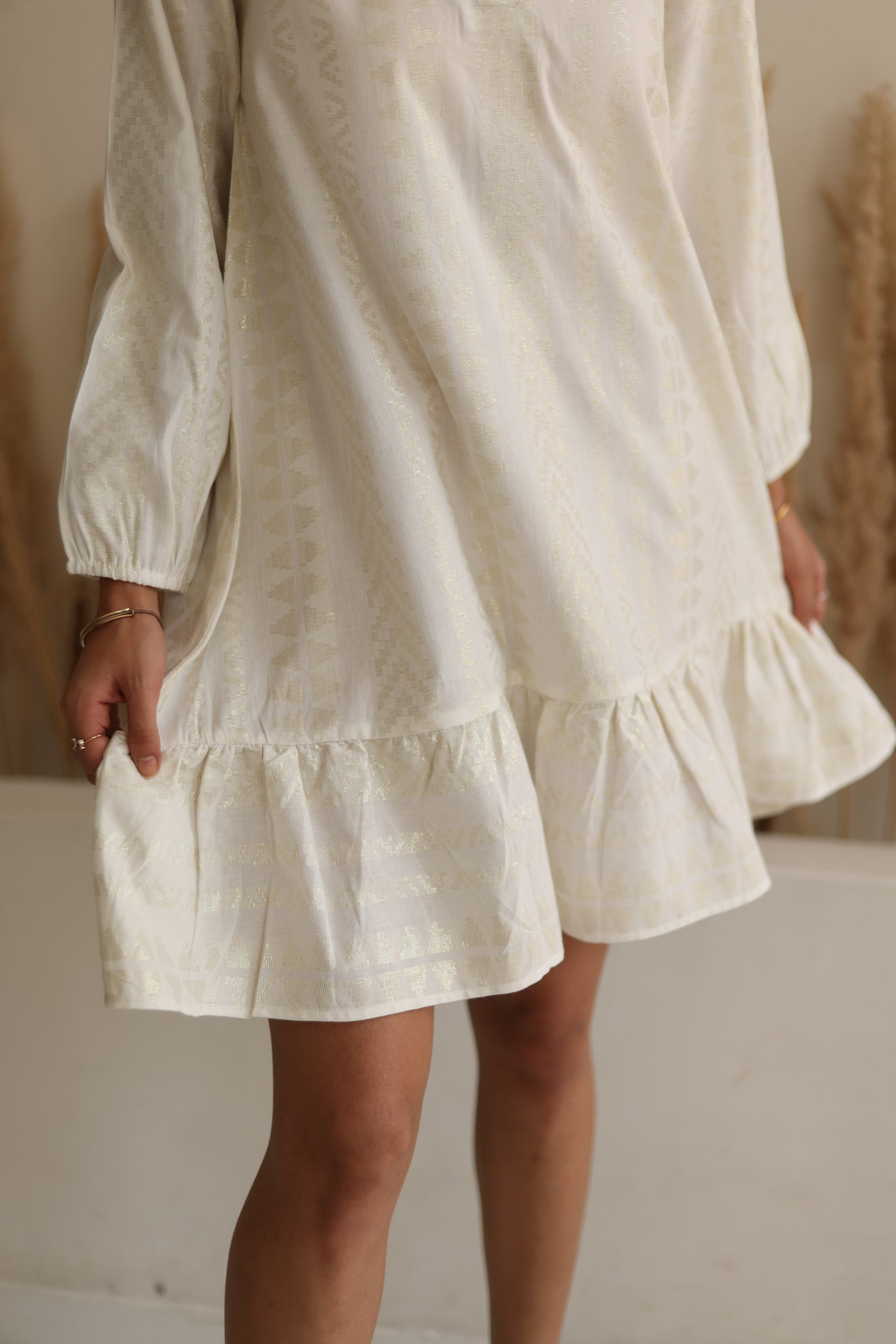 Adelina Dress- White