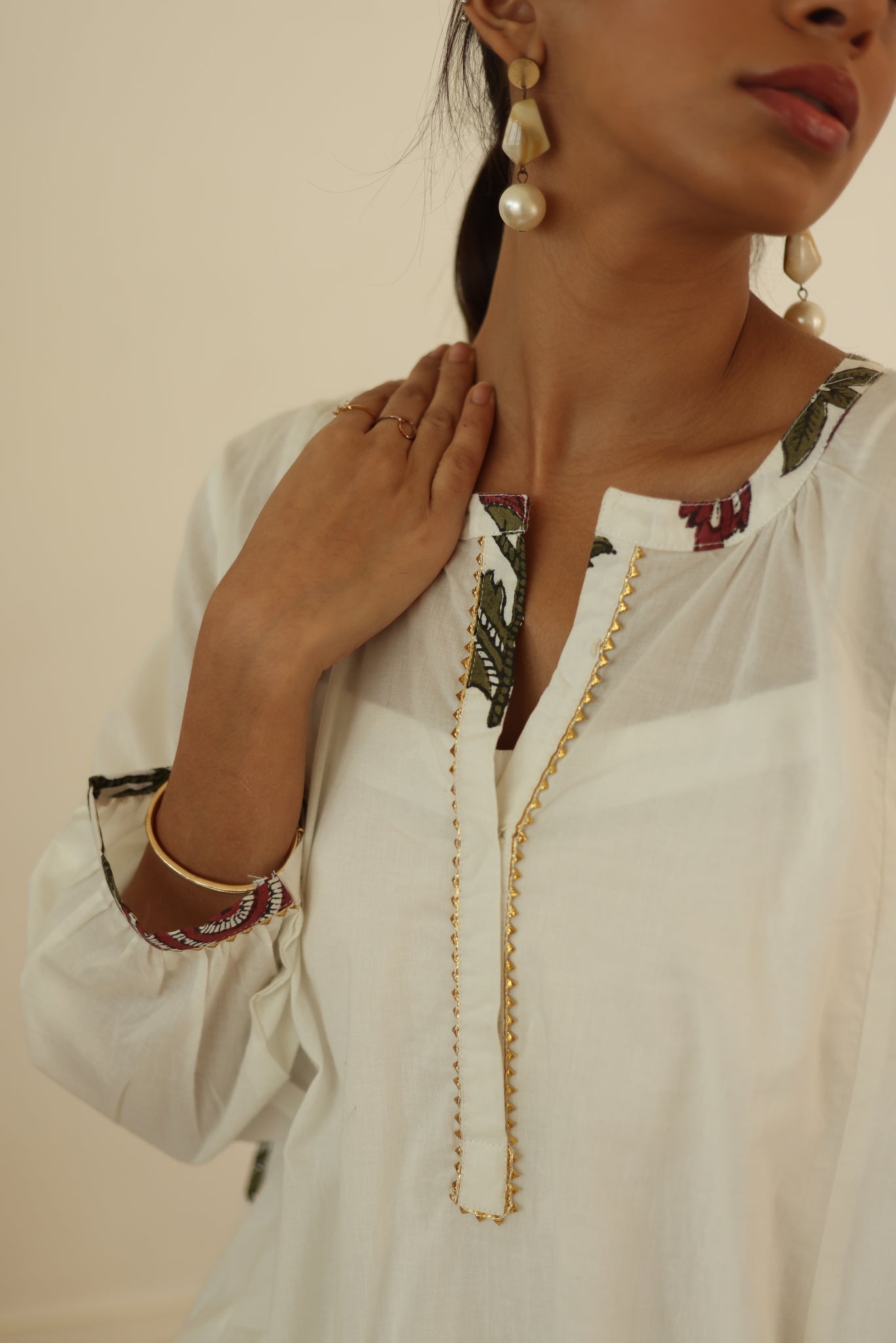 Ivory Flow Kurta Dress