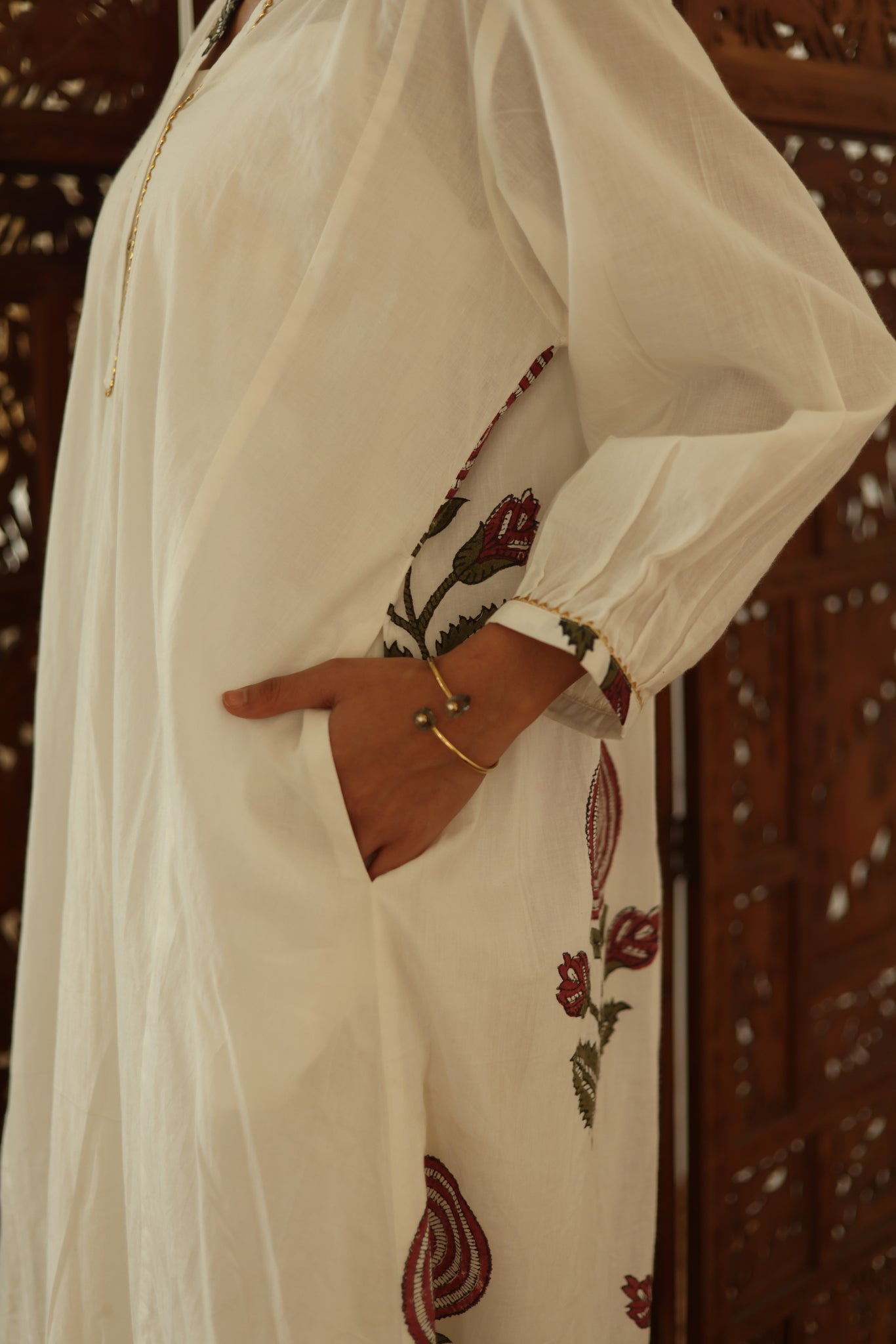 Ivory Flow Kurta Dress